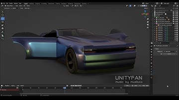 concept car quick modeling - vehicle 029 02 - 4x timelapse