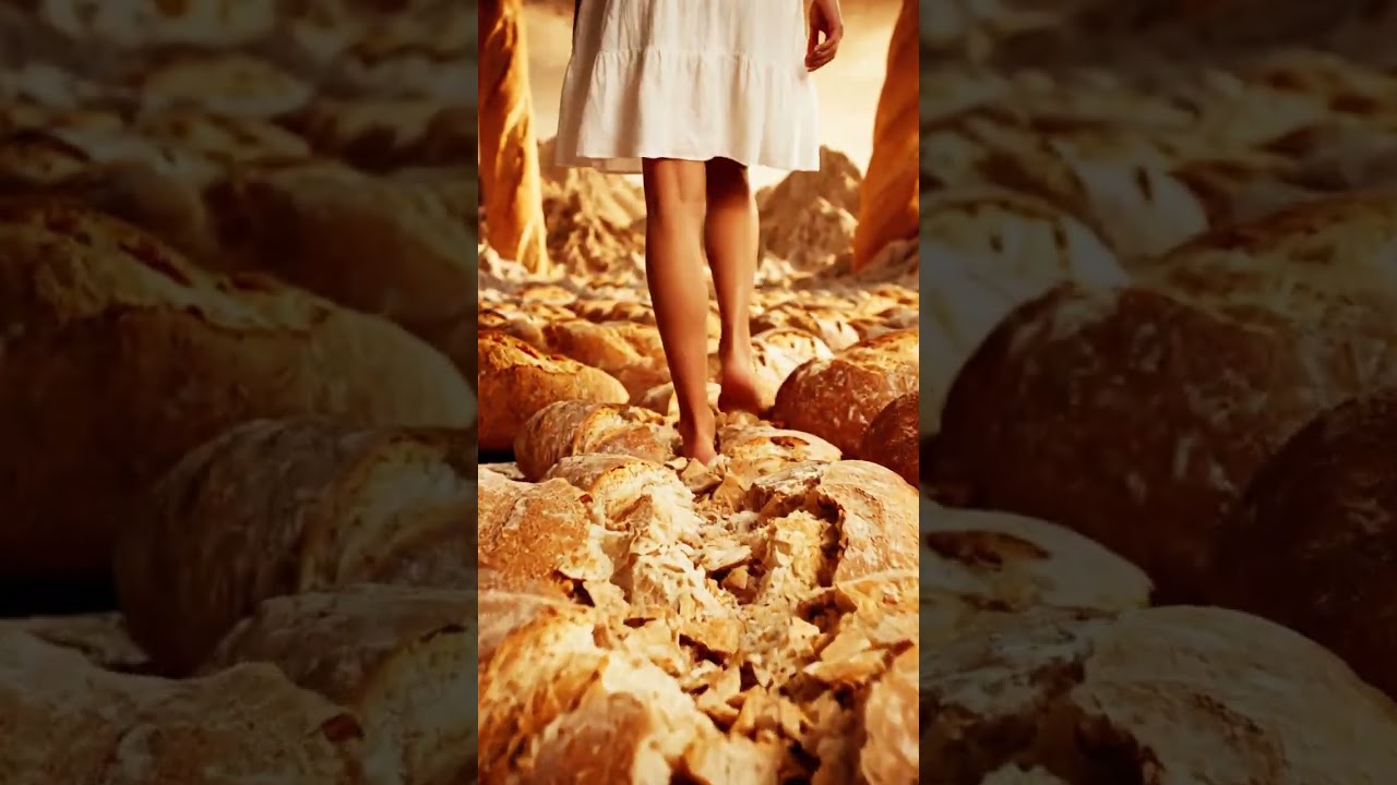 Walking Barefoot on a Field of Fresh Baguettes (Satisfying) 