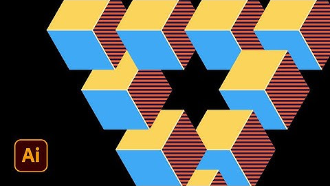 How to Create Impossible Triangle Made of Cubes in Illustrator - Tutorial