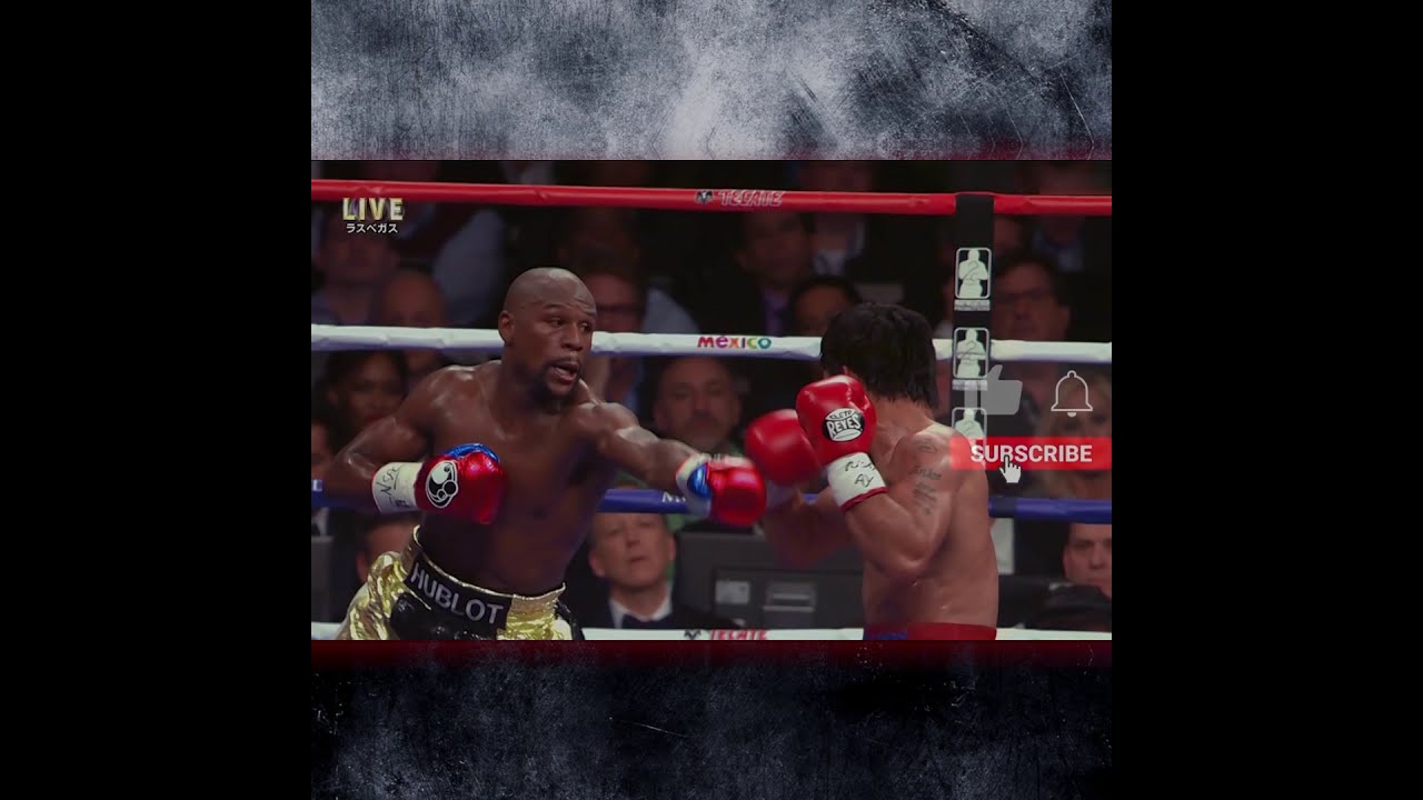 Manny Pacquiao Best Punches on Mayweather #Shorts