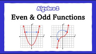Celebrity 📝 Even & Odd Functions 📚 | Algebra 2 |  Math Boost Camp Profile