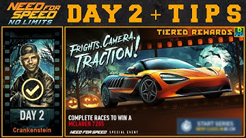 NFS No Limits | McLaren 720S - Frights, Camera, Traction! | Day 2 + TIPS