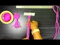 Macrame Heart Keychain Tutorial | Handmade gift IDeas | Macrame keychain heart shape | DIY