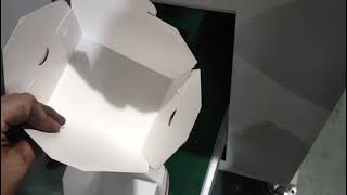 Fried Chicken Box Making Machine Chinese KFC Boxes