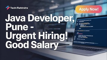 Java developer job in Pune  |Tech mahindra #tech Mahindra #jobs #jobs2025 #javadeveloper #javajobs 