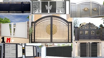 Top House Main Gate Design 2023 Steel, Iron, Aluminium, Wooden | Grill Main Gate Ideas
