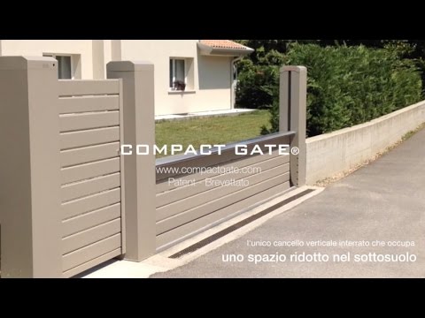 Compact gate® patent brevettato cancelli automatici per edilizia ... Costo cancello scorrevole