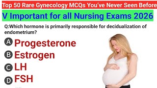 50 QCM en obstétrique, gynécologie et soins infirmiers | Questions importantes pour les examens N... screenshot 2