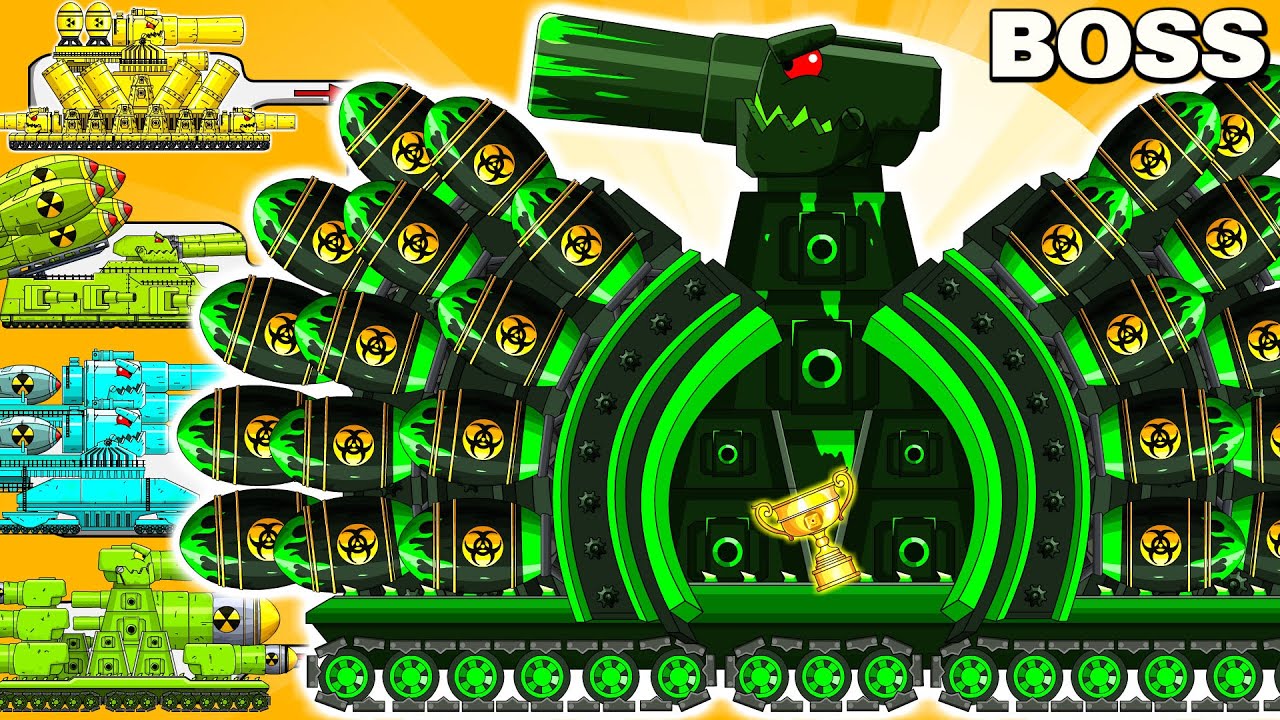What Makes KV44 NUCLEAR TANKS So DIFFERENT From Other Tanks - Cartoons about tank