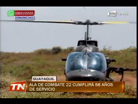 Ala de combate 22 cumplirá 56 años de servicio