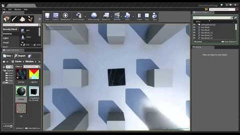 Top-down rotating cube demo