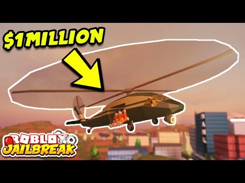 New Military Helicopter Update 1 Million Dollars Roblox Jailbreak 1 Year Update Youtube - roblox jailbreak 99 new missiles update for military helicopter