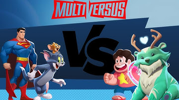 Superman & Tom & Jerry VS Steven & Reindog - Multiversus Gameplay