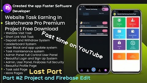Website Task Earning In Sketchware Pro Premium Project Free | Last Part #fastersoftwaredeveloper