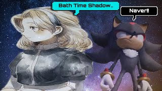 Maria Gets Shadow A Bath 🛁!￼