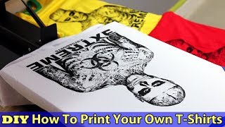 How To Print Your Own T Thirts | DIY Screen Printing Kit | Kit Serigrafia