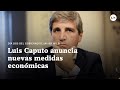 Luis Caputo anuncia las medidas económicas del gobierno de Javier Milei image