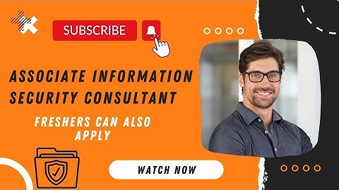 Associate Information Security Consultant job | Cybersecurity jobs | Vacancy 2022