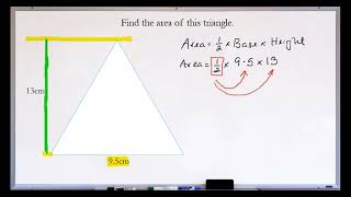 Area Of Triangles V1.1 - 11PLUS