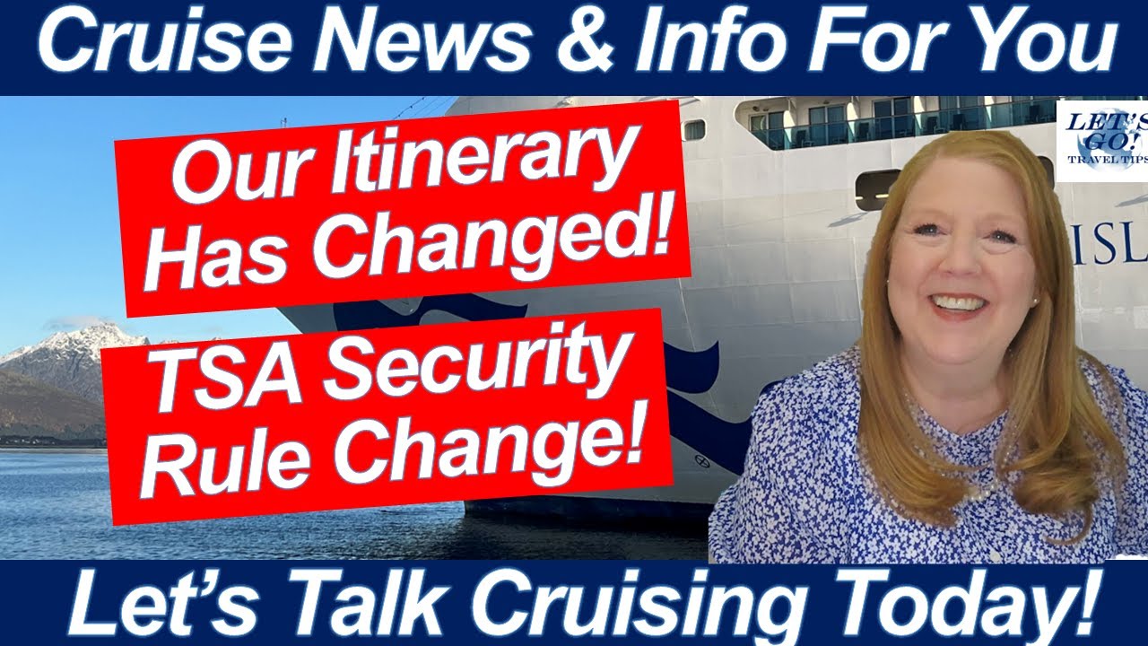 Cruise News! Our Moveover Offer, TSA Change, Itinerary Change & Celebrity Infinity Fire Onboard!
