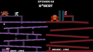 Arcade Games Vs Atari 2600 - Q*bert