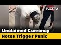 Corona scare: Unclaimed currency notes found on roads create panic