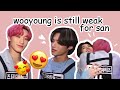 Wooyoung is still a soft boi for san but wbk