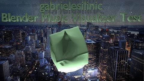 Music Visualizer blender test + download