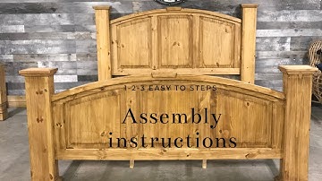 Assembly instructions mansion bed | Rustic Furniture Outlet