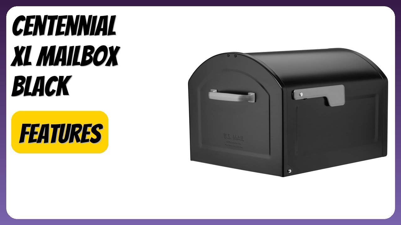 REVIEW (2025): Centennial XL Mailbox Black. Features.