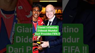 Gianni Infantino Urged to Resign as FIFA President!! #fifa #worldcup #spain #messi #argentina #goat