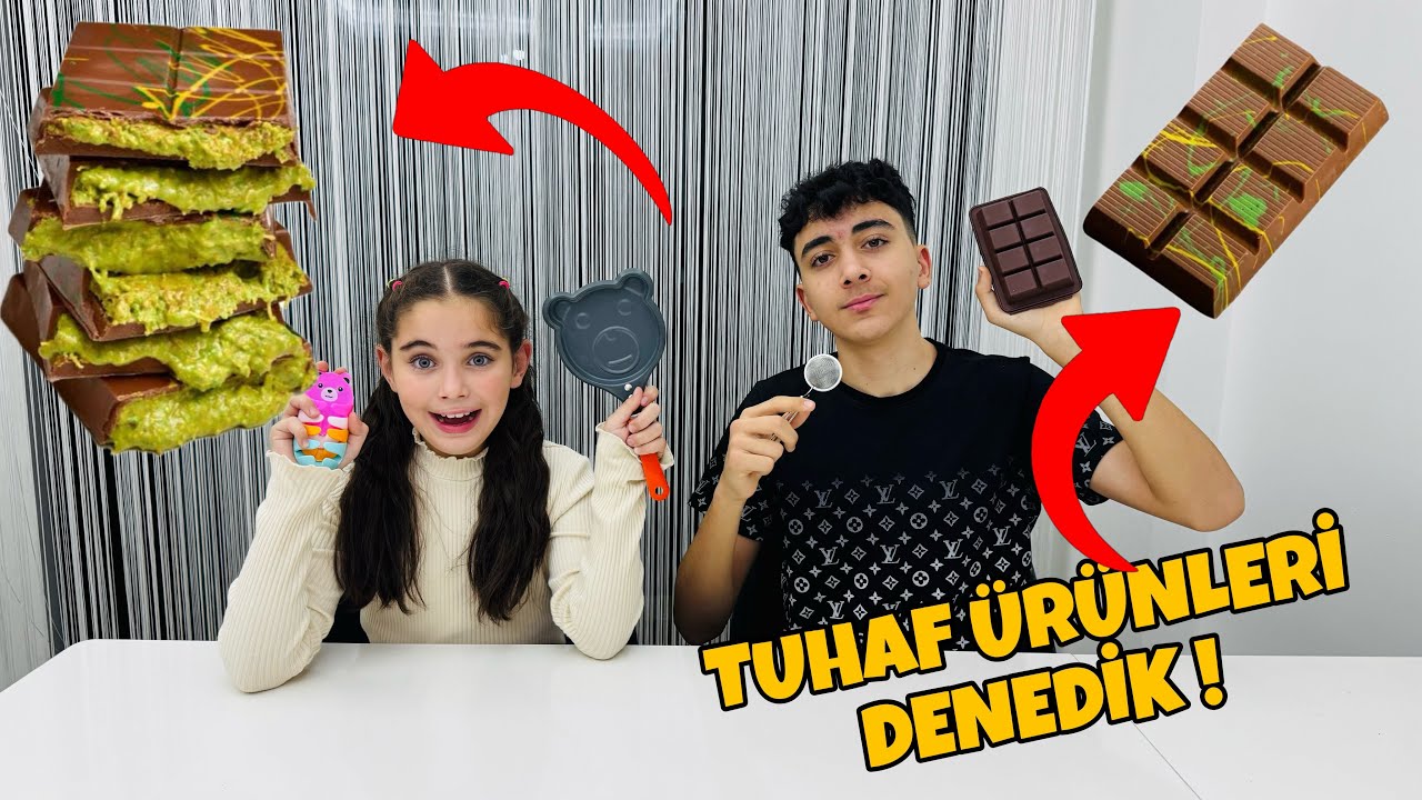 TUHAF ÜRÜNLERİ DENEDİK !! DUBAİ ÇİKOLATASI KABI !!