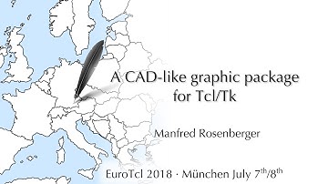 EuroTcl2018: A CAD-like graphic package for Tcl/Tk (Manfred Rosenberger)