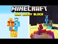 Paso MINECRAFT pero en UN SOLO BLOQUE de LUCKY BLOCK *ONE BLOCK*