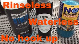 My Hybrid Wash Process! Rinseless, Waterless, No H2o Hook UP!!!
