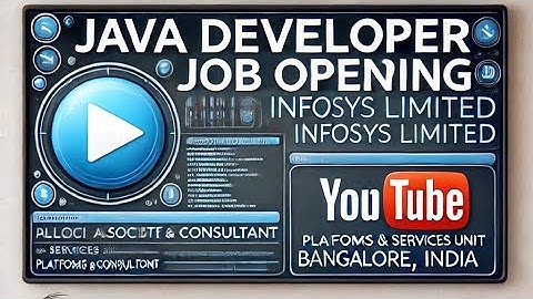 Java Developer Job Opening at Infosys - Associate Consultant | Bangalore | 2-3 Years Experience