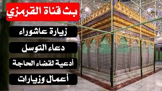 البث المباشر قناة القرمزي شهر محرم - زيارة عاشوراء - أدعية لقضاء الحوائج