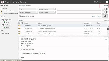 Enterprise Vault Search 12: Overview