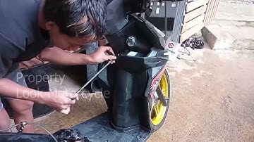 pemsangan body motor beat