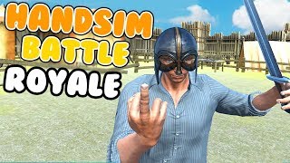 BATTLE ROYALE IN HAND SIMULATOR!? Hand Simulator Funny Moments! screenshot 5