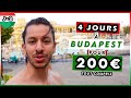 VOYAGE BUDGET - 4 JOURS A BUDAPEST POUR 200€ (tout compris) - Vlog Jour 2