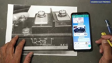 {830} Testing Darlington Power Module AEG C300R600K