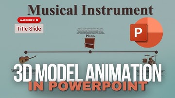 Morph Transition Magic 3D Model Animation in PowerPoint Title Slide #ppt