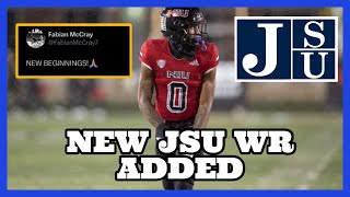 JACKSON STATE ADDS NIU WR FROM TRANSFER PORTAL!