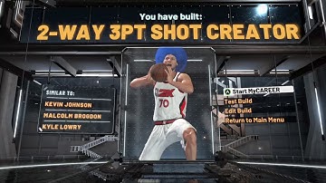 HOW to MAKE the BEST 2-WAY 3PT SHOT CREATOR in NBA 2K20