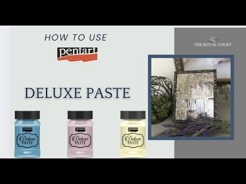 How to Use Pentart Deluxe Paste