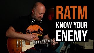 How to Play "Know Your Enemy" by RATM (Rage Against The Machine) | Guitar Lesson