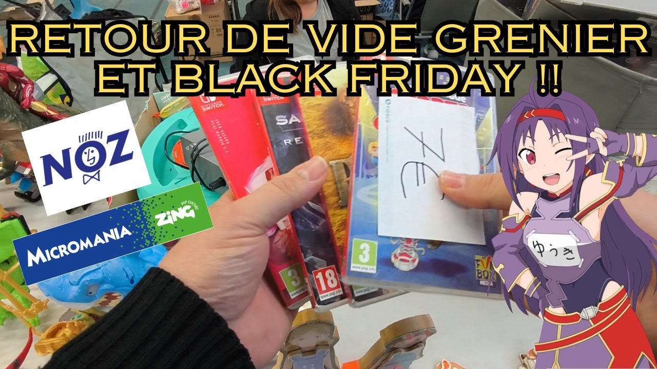 #videgrenierlive  et black Friday  encore de belle rentrées !