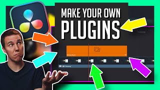 Make Your OWN PLUGINS in Resolve! - Easy Animated Overlay Fusion Templates for Beginners