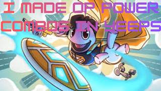 I made OP weapons in the superhero update for Yeeps.